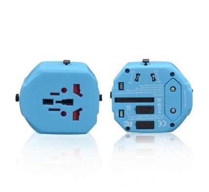 Διπλή υποδοχή χρέωσης λιμένων USB καθολικό ταξίδι με εκτιμημένη τη 250V τάση