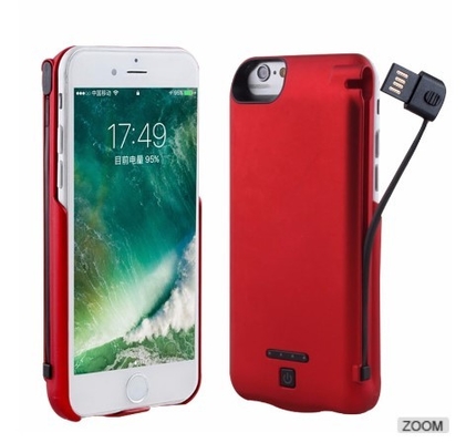 Iphone7 εφεδρική ασύρματη περίπτωση μπαταριών φόρτισης, φορητή φορητή φορολογήσιμη τηλεφωνική περίπτωση