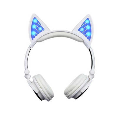 Καμμένος Mic των πτυσσόμενων ασύρματων Bluetooth αυτιών γατών οδηγήσεων ακουστικών για το PC lap-top IPhone Samsung