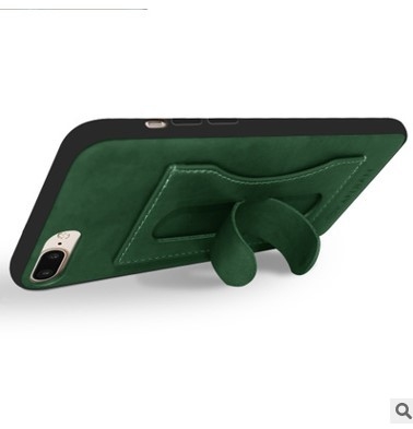 iPhone7 κινητό αυτοκίνητο κατόχων καρτών δέρματος της Apple 8plus τηλεφωνικών κοχυλιών όλος-συμπεριλαμβάνουσα προστατευτική κάλυψη